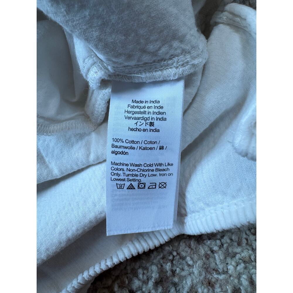 MADEWELL DRESS; Cream Corduroy size women's XS, but fits large; Long Sleeve - Picture 9 of 11
